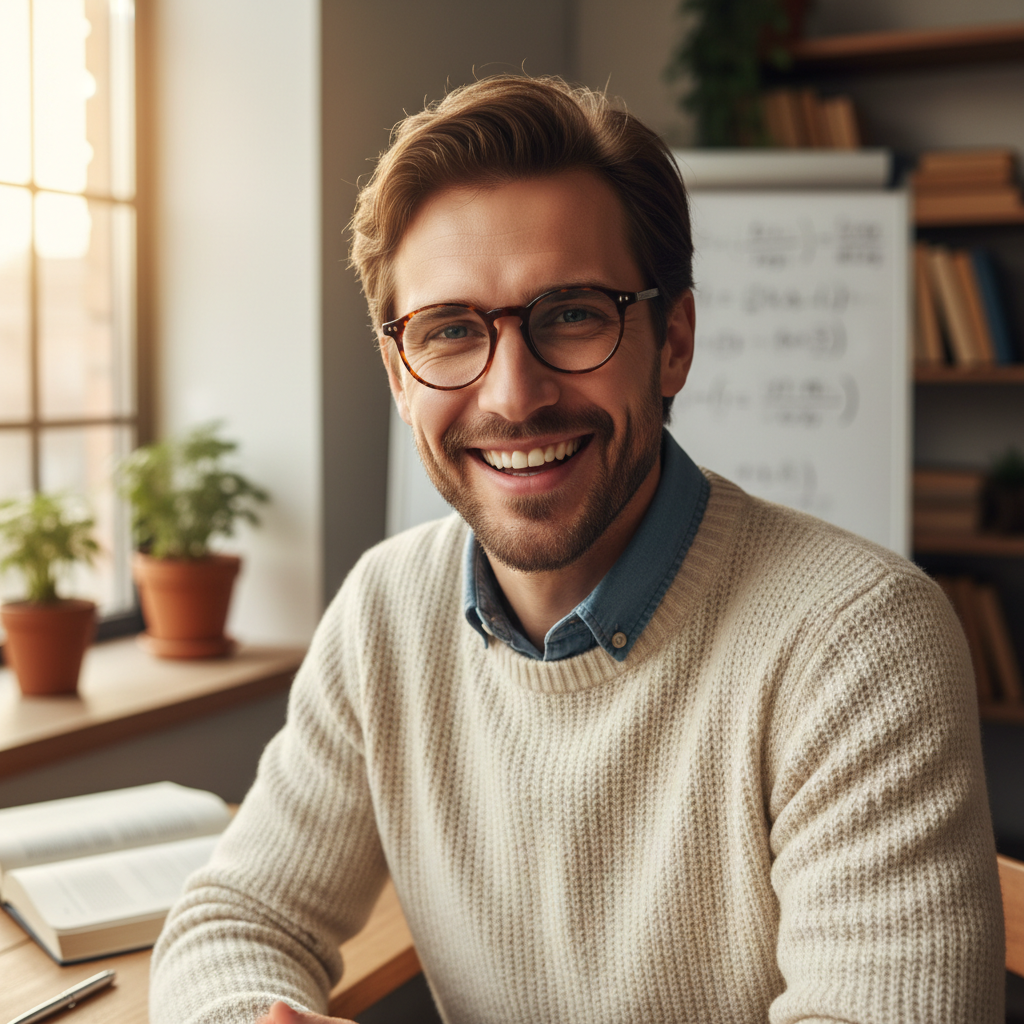Man with relaxed expression — Marcus D., verified GutBiome6 customer