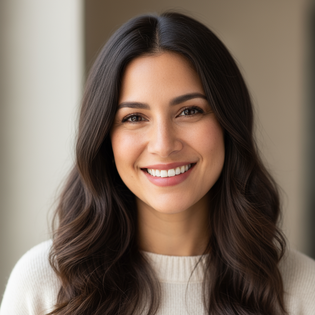 Priya Nandakumar, woman with long dark hair smiling, event coordinator