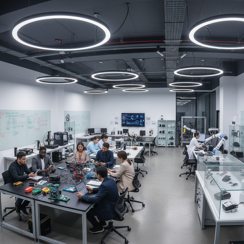 Innovation laboratory showing product development and testing for new wholesale products