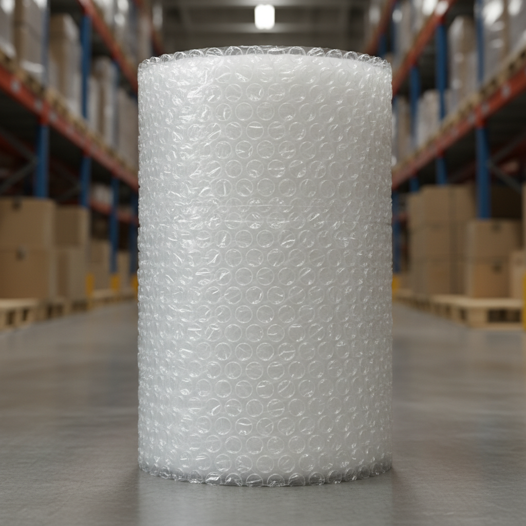 Gulungan bubble wrap bening untuk packing barang