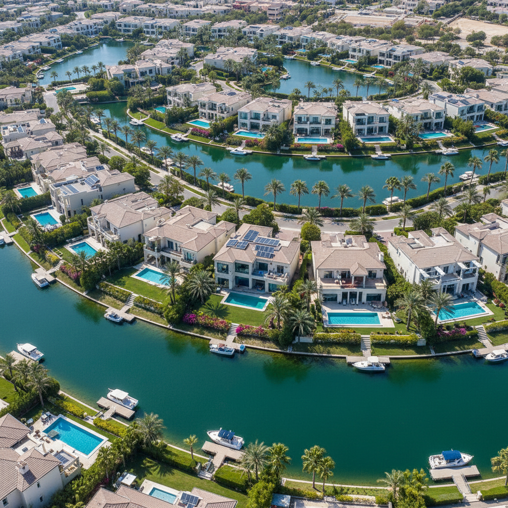 Stanovanjska skupnost Jumeirah Village Circle s parki in družinskimi objekti