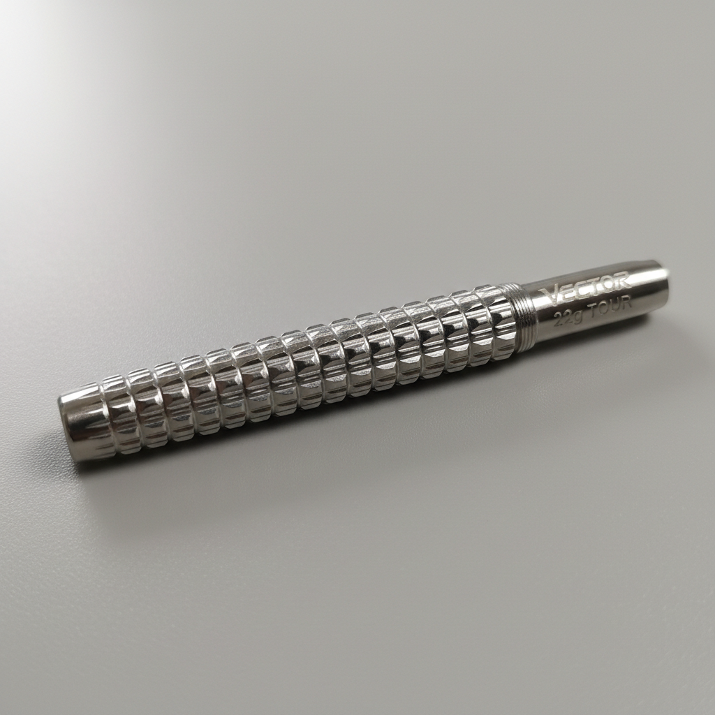 Tungsten Vector Tour Series 22g barrel with shark-cut ring grip pattern