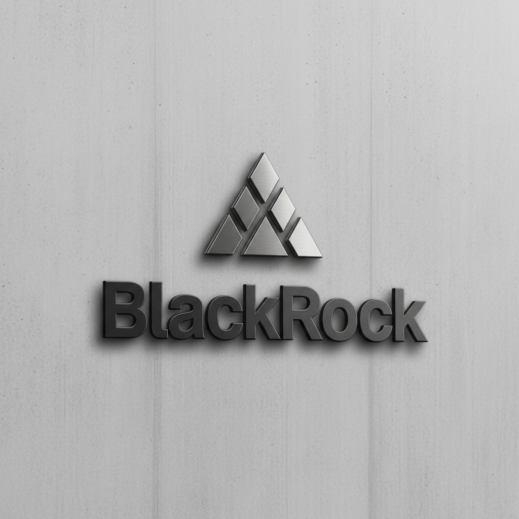 BlackRock headquarters with Bitcoin logo overlay representing institutional crypto investment