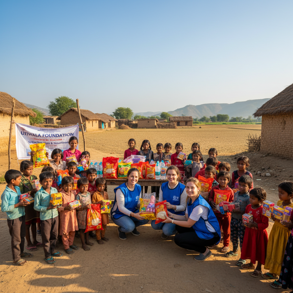 Jeeva Anbalayam Trust volunteers working with community members in Tamil Nadu