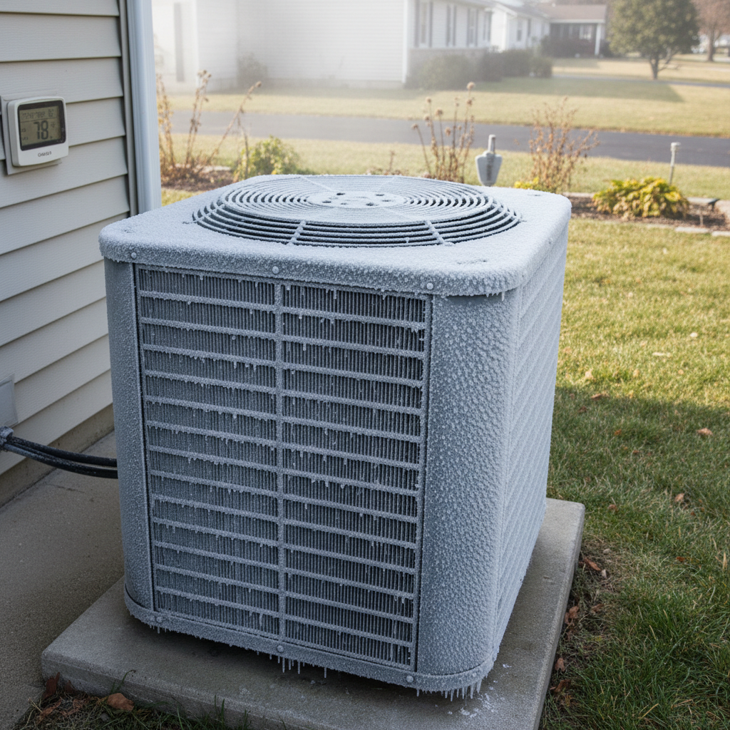 Carrier 24ACC636A003 — AC running constantly, house won't cool below 78°F. Client noticed frost on the outdoor unit. repair case CASE #0441