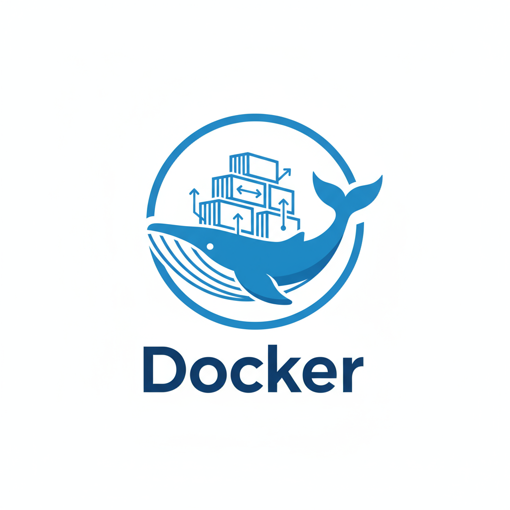 Logo de Docker para containerización y despliegue