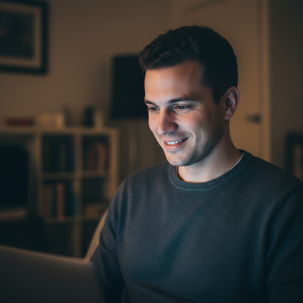 Marcus Okonkwo, founder of Vectara AI, smiling in casual work attire