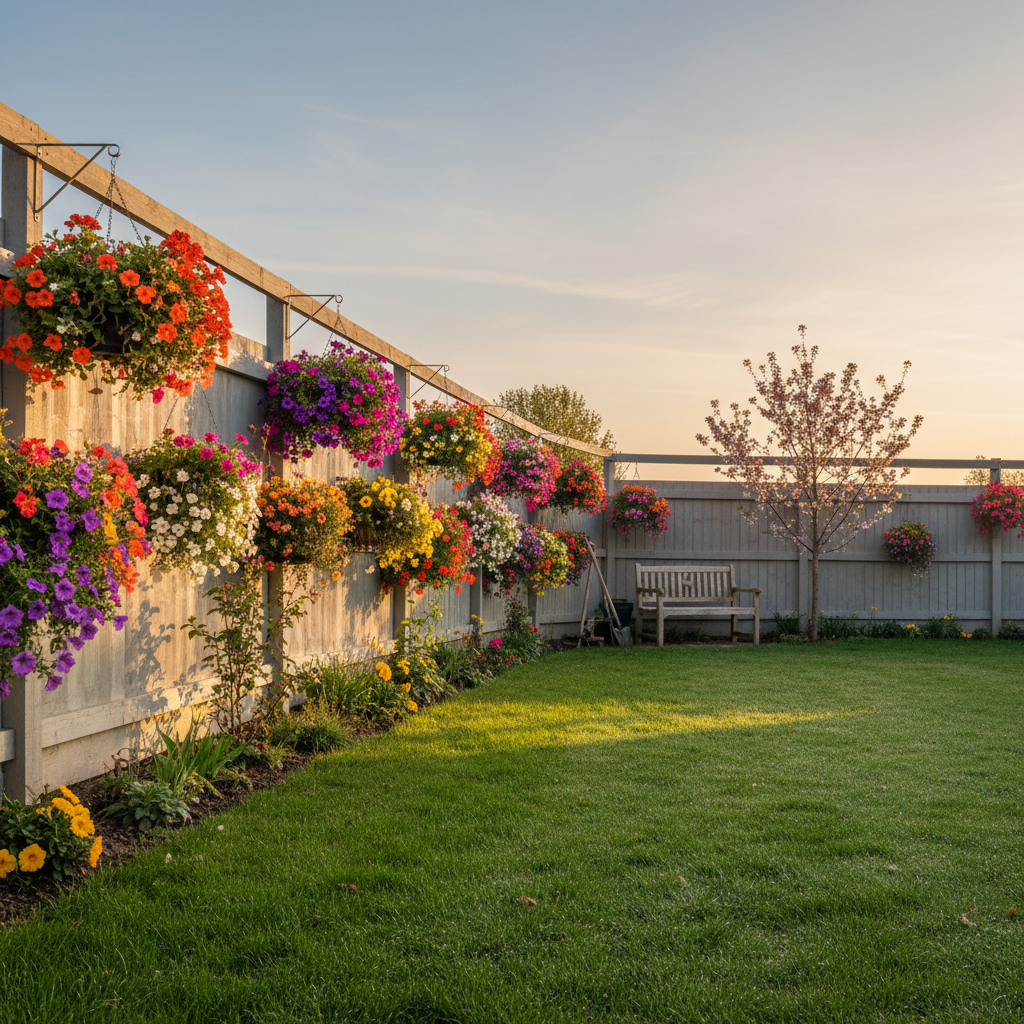 Residential home in Douglasdale, neat garden, suburban neighbourhood, warm golden hour light