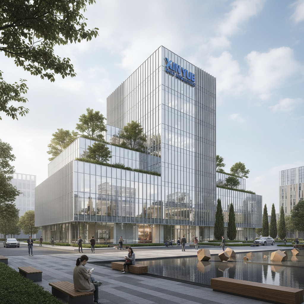 信悅日用品公司辦公大樓外觀,現代商業建築