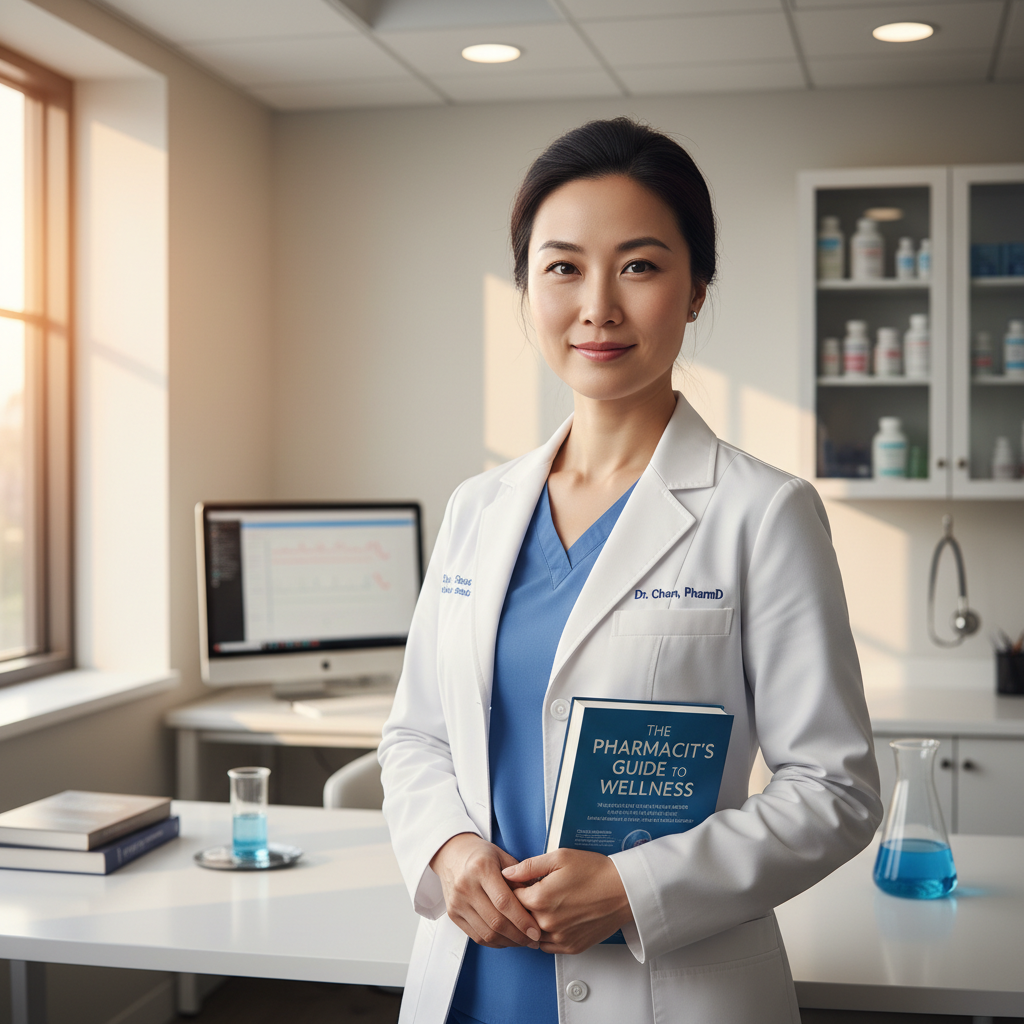 Distinguished doctor in professional setting with confident demeanor