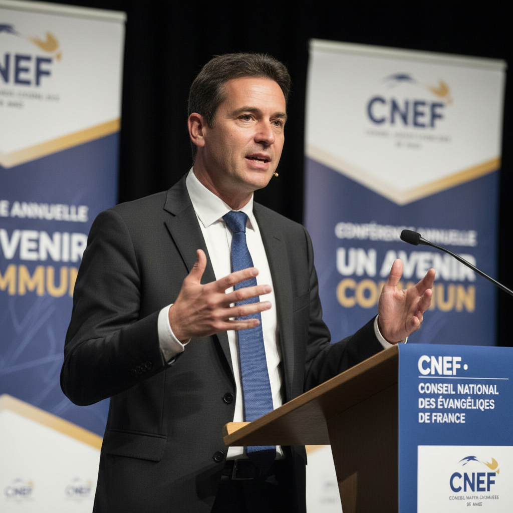 Représentant du CNEF, Conseil National des Évangéliques de France