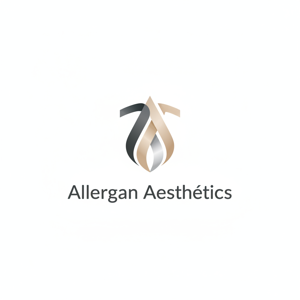 Allergan Aesthetics company logo on white background