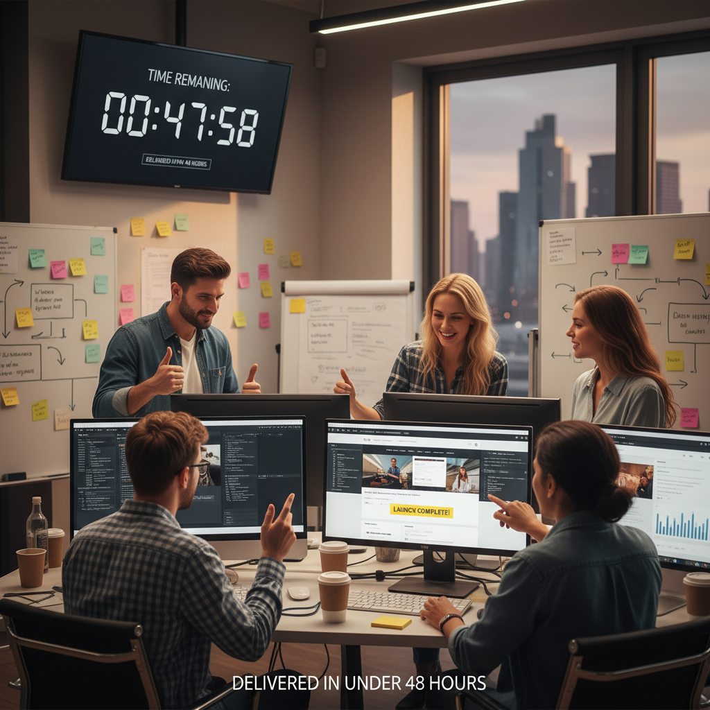 Disseny web professional creat per Onix en 48 hores