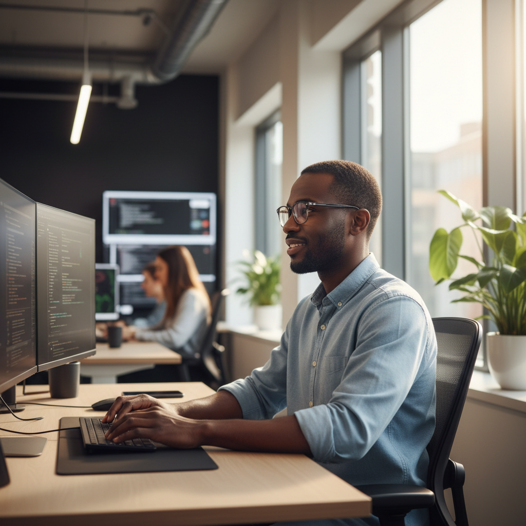 Black man tech professional