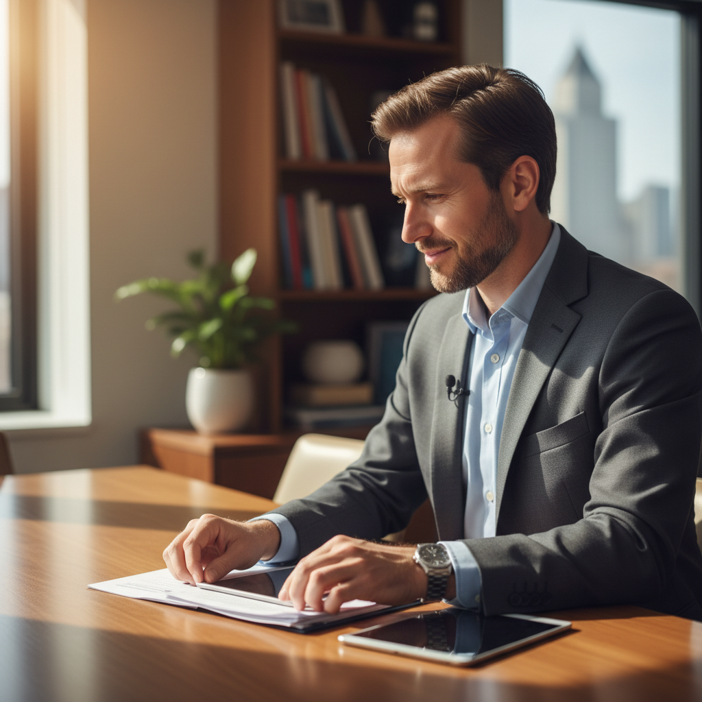 Video thumbnail showing Mahatabul Islam in professional setting ready to share career insights