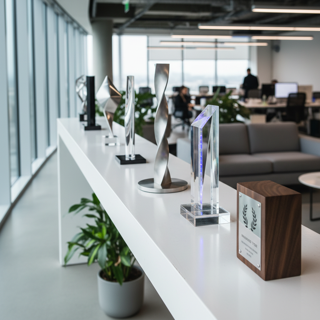 Professional office environment with organized documents and communication workflow on well-lit desk, clean bright workspace