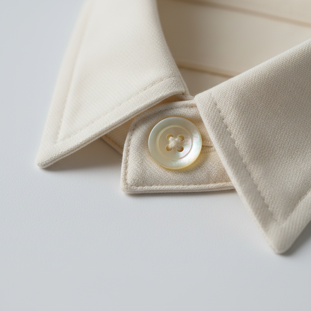 Close-up of tuxedo jacket lapel and pocket square detail, warm studio light, bright detail shot