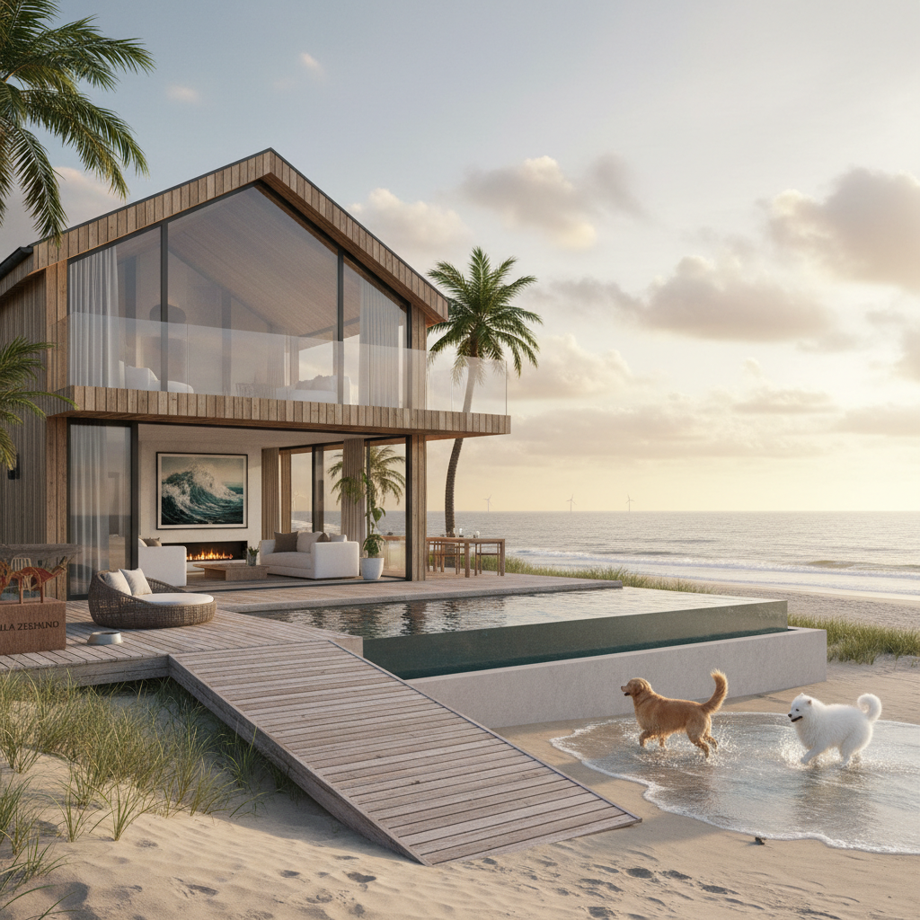 Luxe vakantiewoning geschikt voor honden