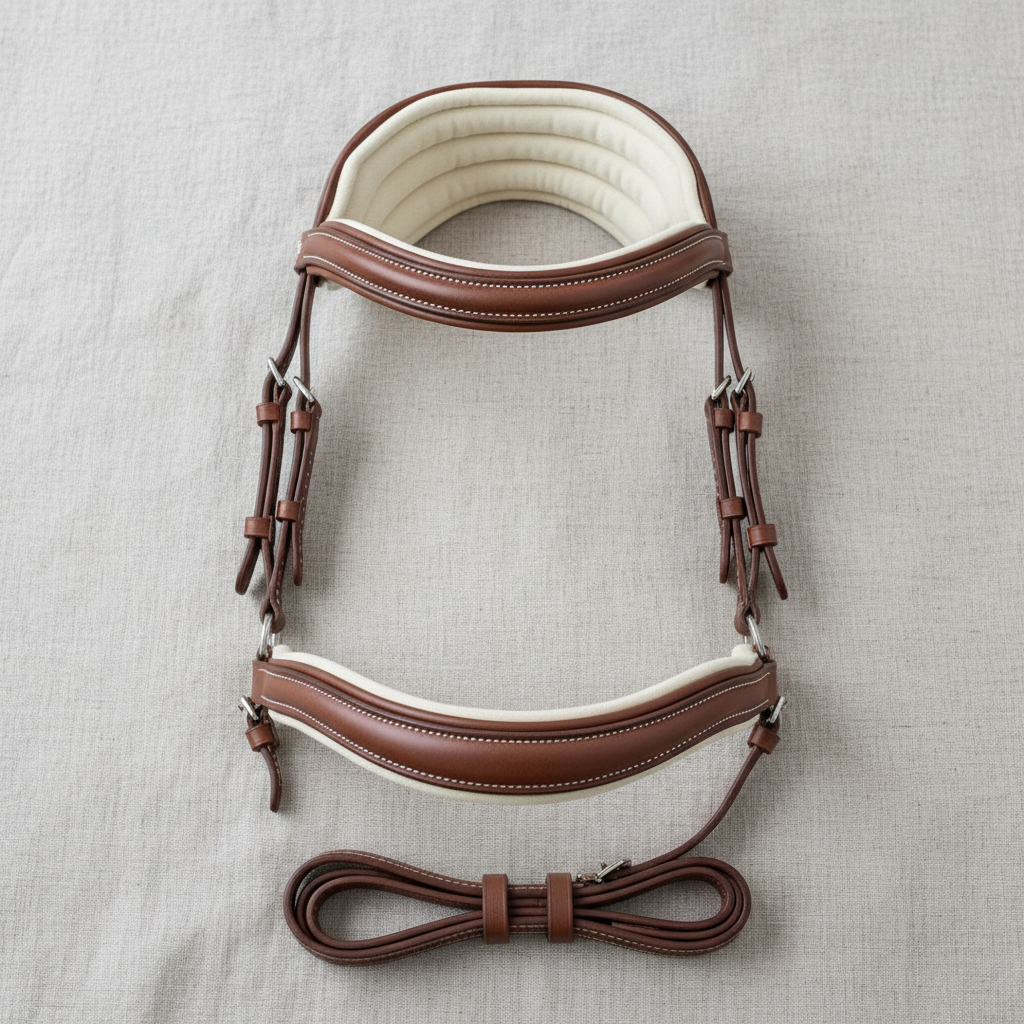 Horze Grand Prix Jumping Bridle — Bridles in Brown Premium Leather