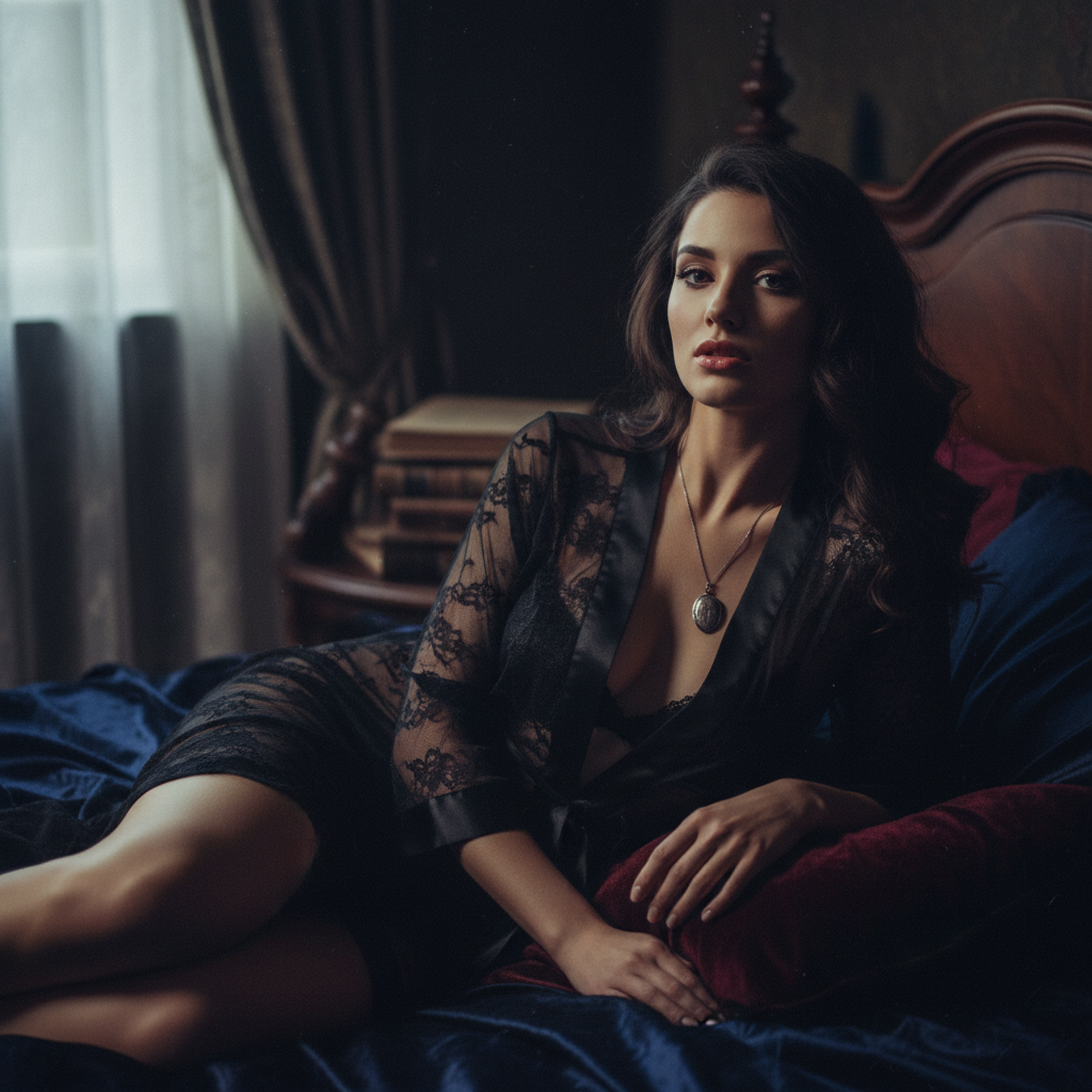 Boudoir photography dark moody email newsletter preview