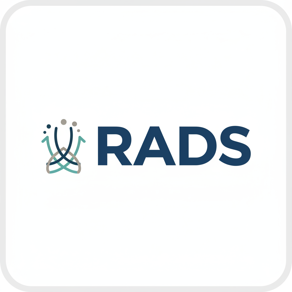 RADS academic database logo on white background
