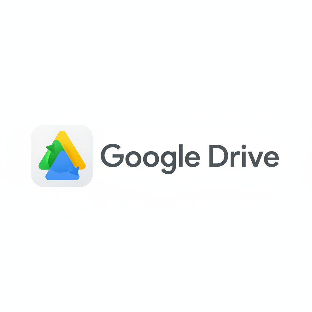 Google Drive logo - colorful document sync icon