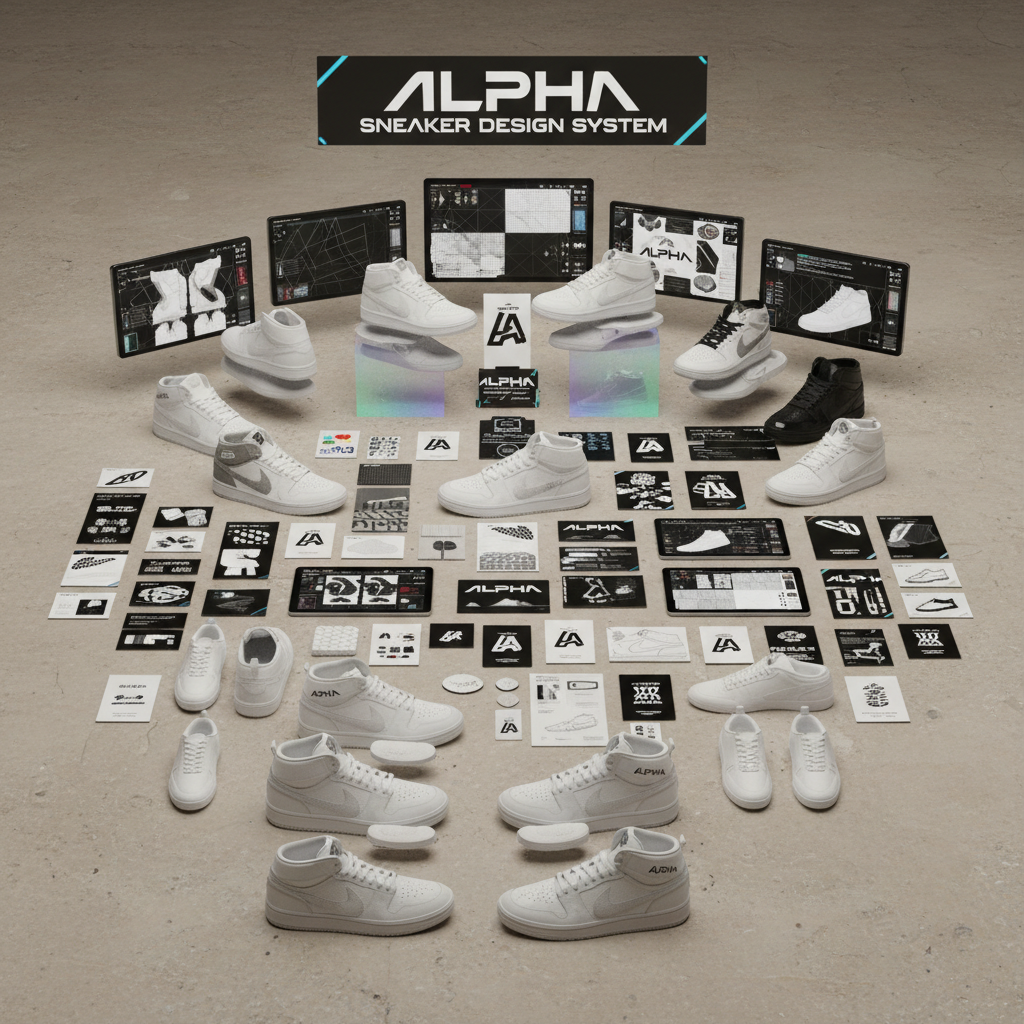 Cool Shoes Design Kit — digital product cover showing templates design