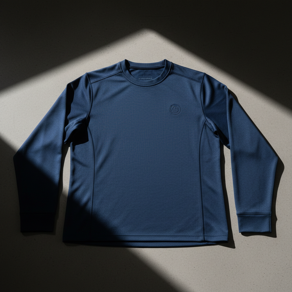 Deep purple premium velvet-touch T-shirt on dark moodboard, dim atmospheric studio with rich deep tones and low-key lighting