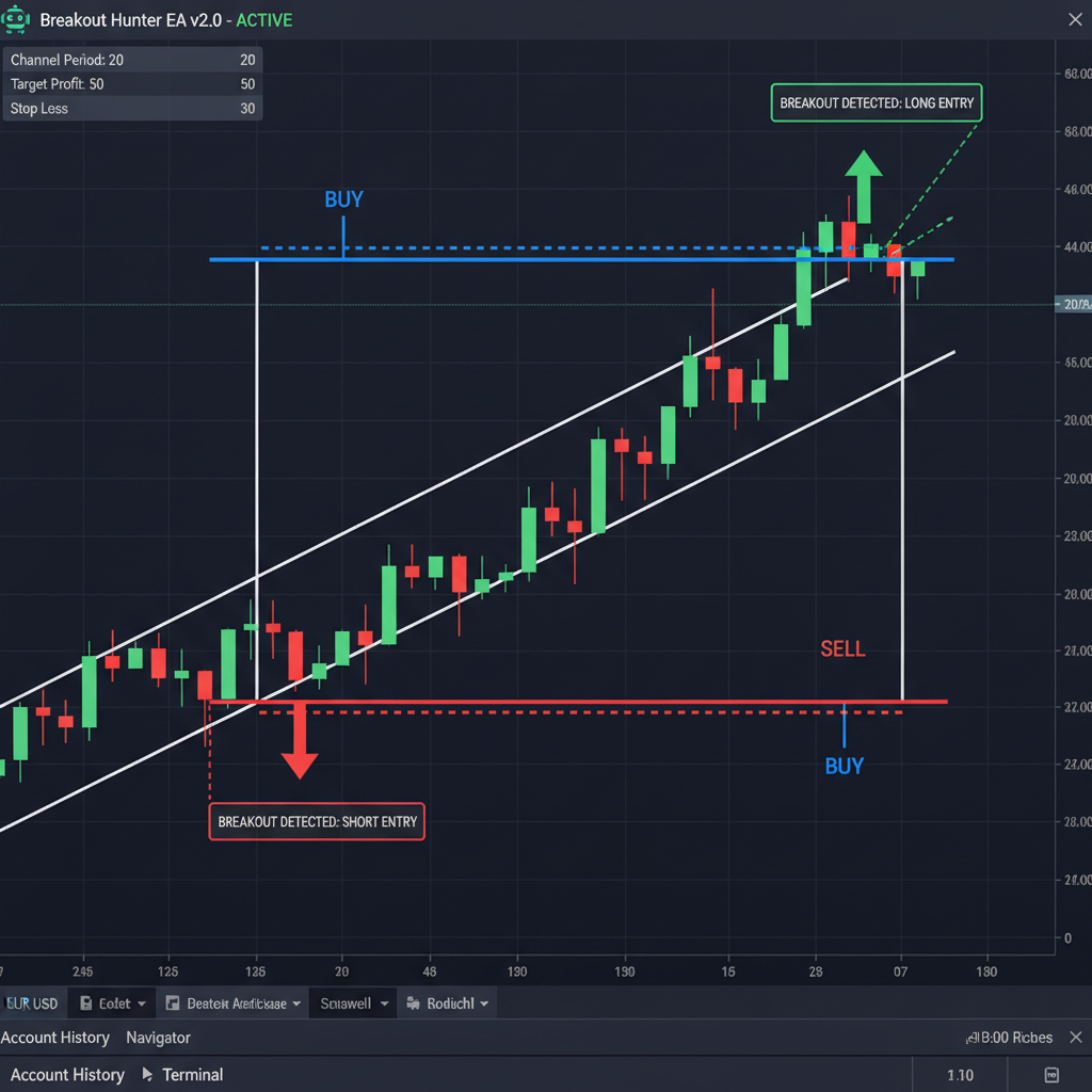 Stocks trading article — dark atmospheric trading terminal background