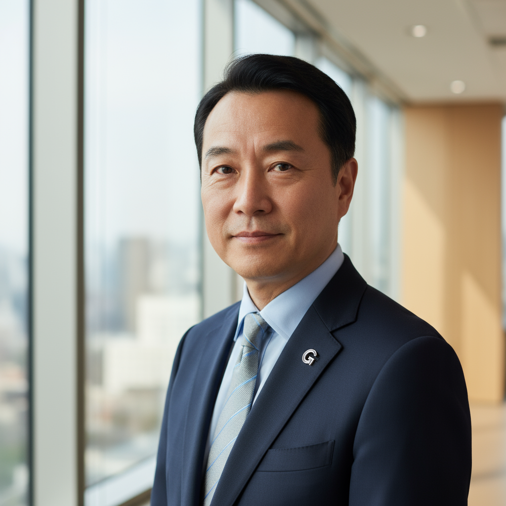 Portrait of Michael Chen, satisfied business owner client