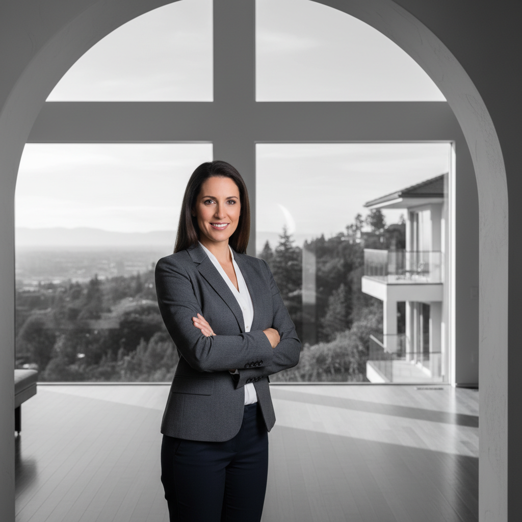 Friendly professional man in a bright modern home, warm natural light, clean organized background