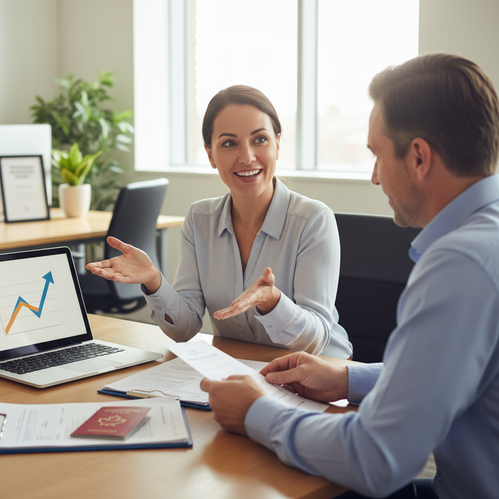 Priya Sharma sharing her successful Canada PR journey through Express Entry with LBA Consultant