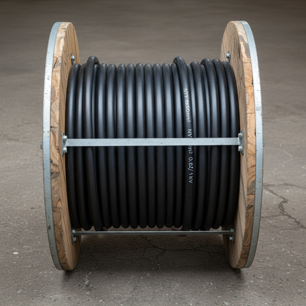 Flexible NYYHY cable roll