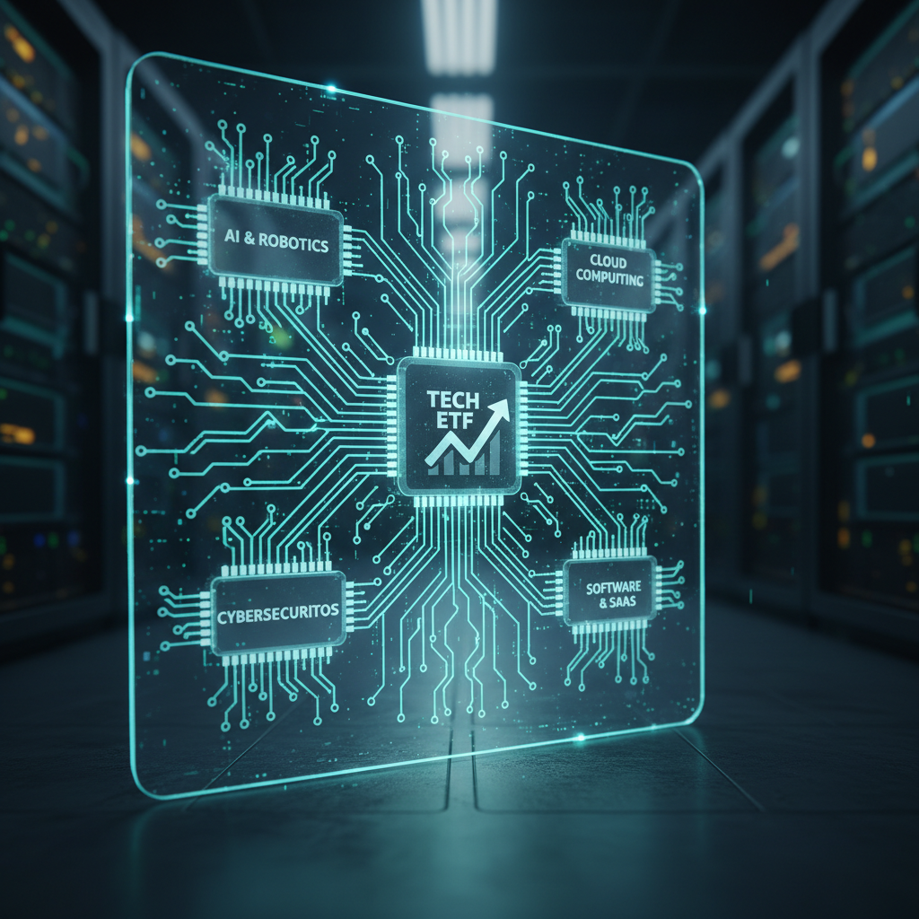 Technology company server room with illuminated circuit boards and hardware components