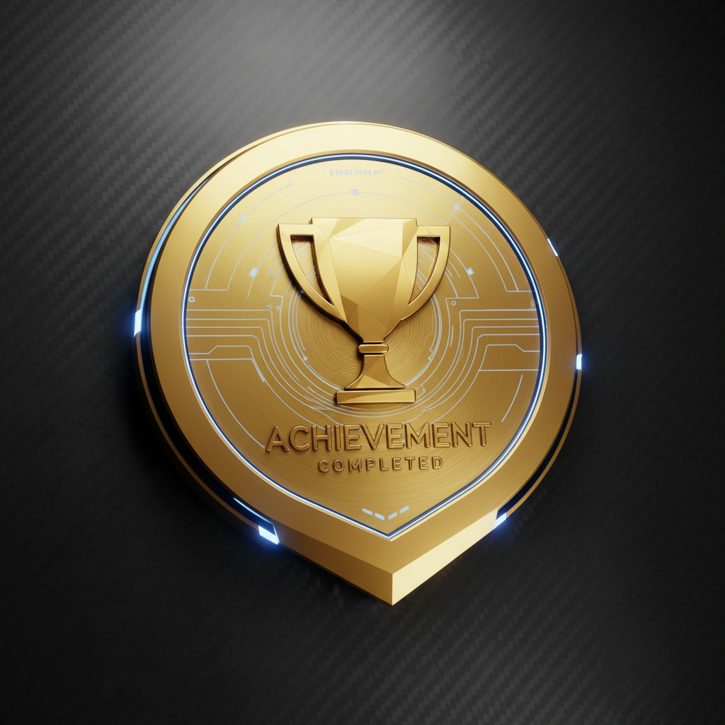 Achievement trophy icon