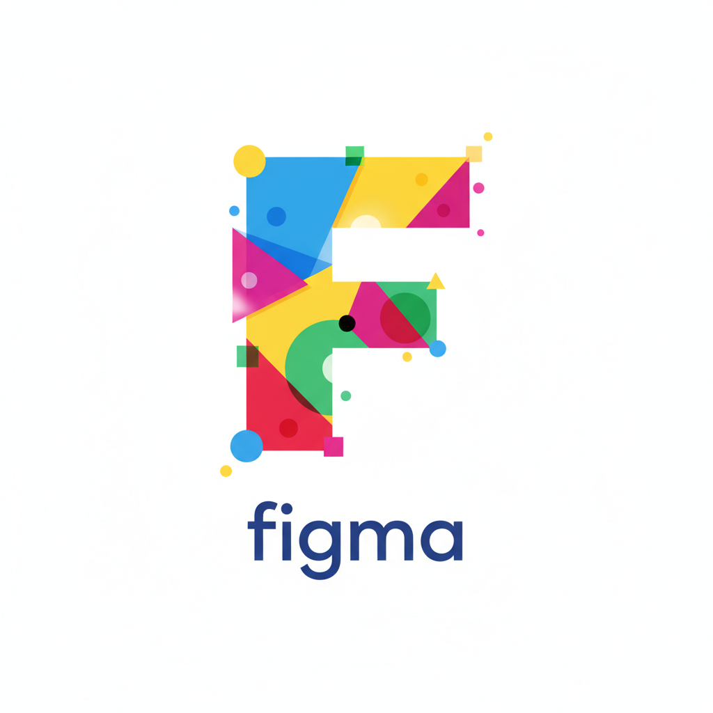Figma app logo — colorful F letterform with geometric shapes