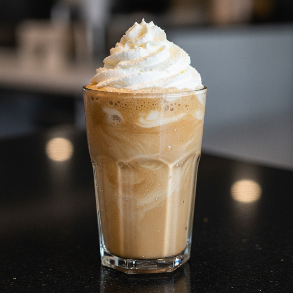 Cold Coffee — Classic chilled coffee blend, warm food photography with rich colours