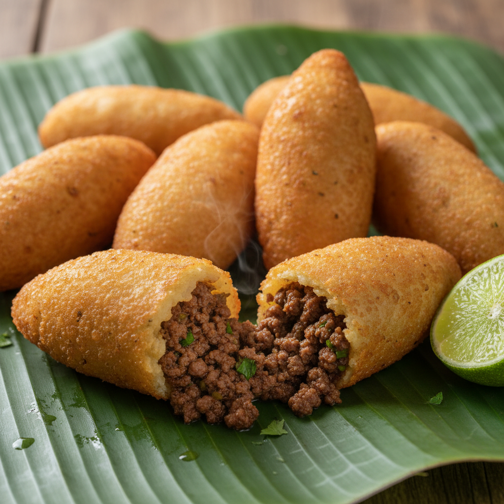 Causa limeña peruana de papa amarilla con relleno de pollo, palta y mayonesa