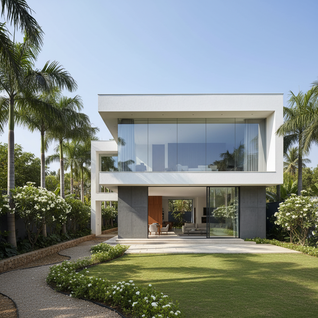 The MP Modern — 3BHK architect-designed contemporary home on 150 sq yard plot in Indore, Madhya Pradesh by Buildrs.in