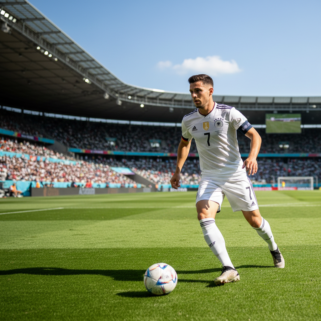 Dark grey football jersey product photo, Germany national team away kit, clean sportswear photography
