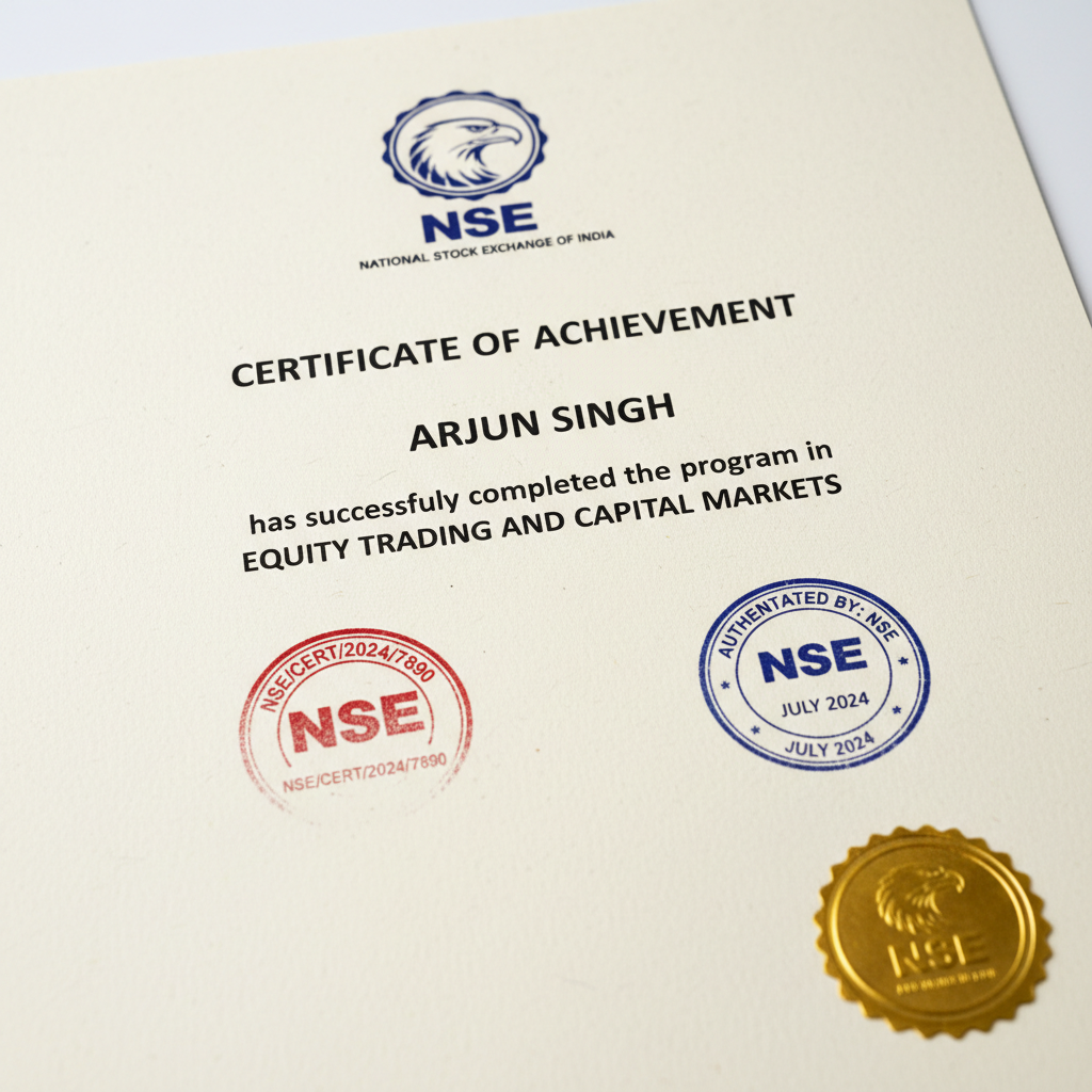 World Gold Council conflict-free certification document with holographic security features and official stamps