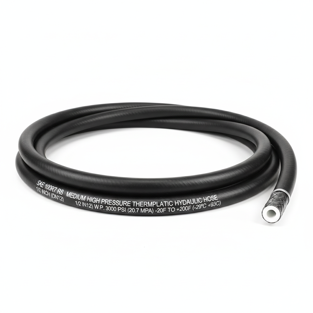 BSP straight hydraulic hose fitting one inch R2
