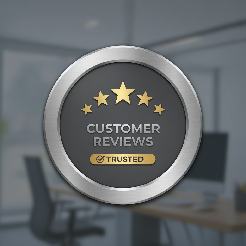 Customer rating badge