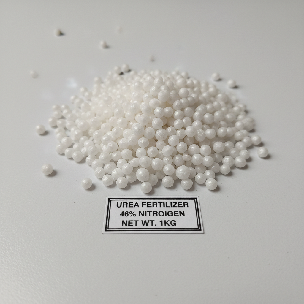 White urea fertilizer prills with 46% nitrogen content for agriculture