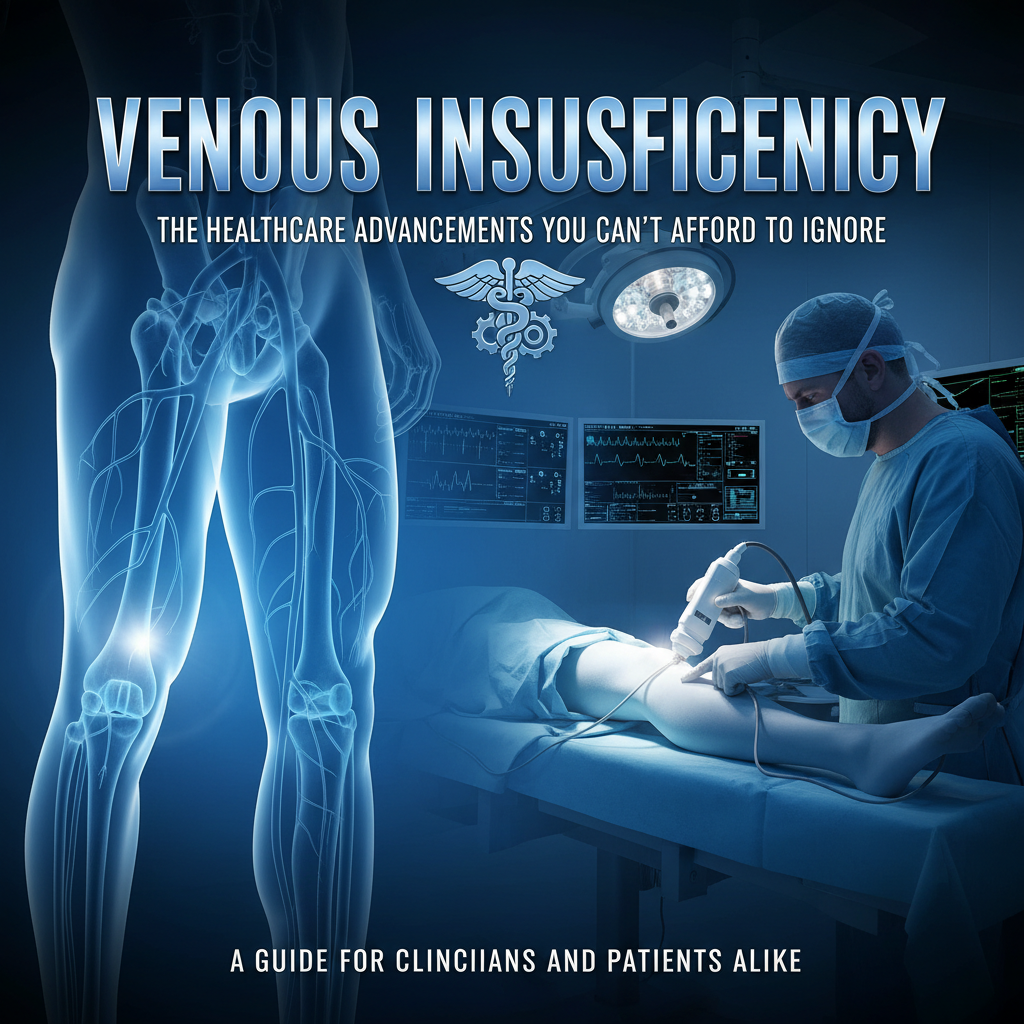 Book cover: "Venous Insufficiency: The Healthcare Advancements You Can't Afford to Ignore" by Dr. Charles Mok