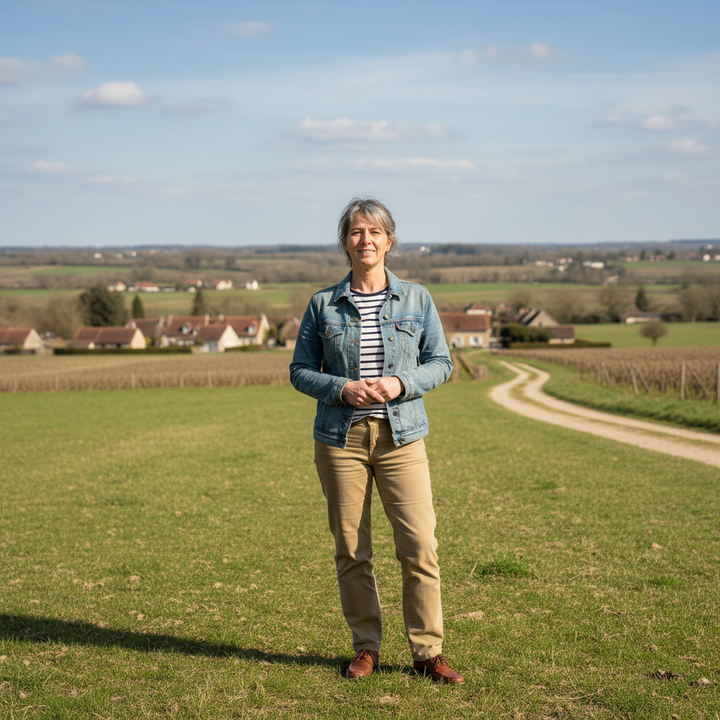 Portrait de Isabelle Marchand, propriétaire satisfait de la conciergerie AvenirPrestige