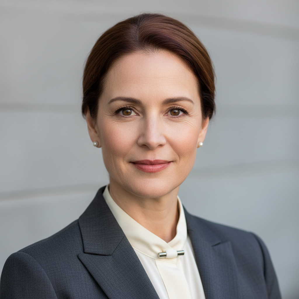 Margaret Hargrove, senior attorney in professional attire, portrait