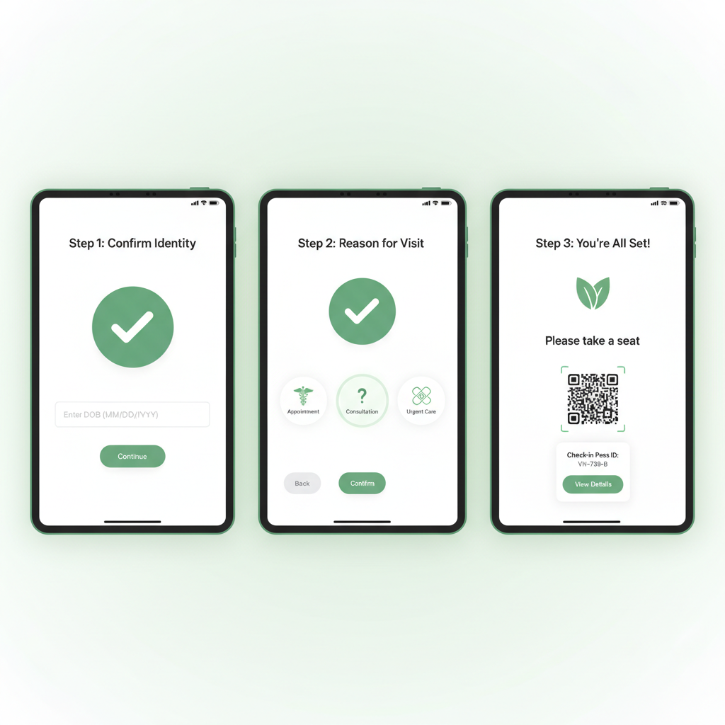 Verdant Health weekly rhythm interface showing garden growth visualization