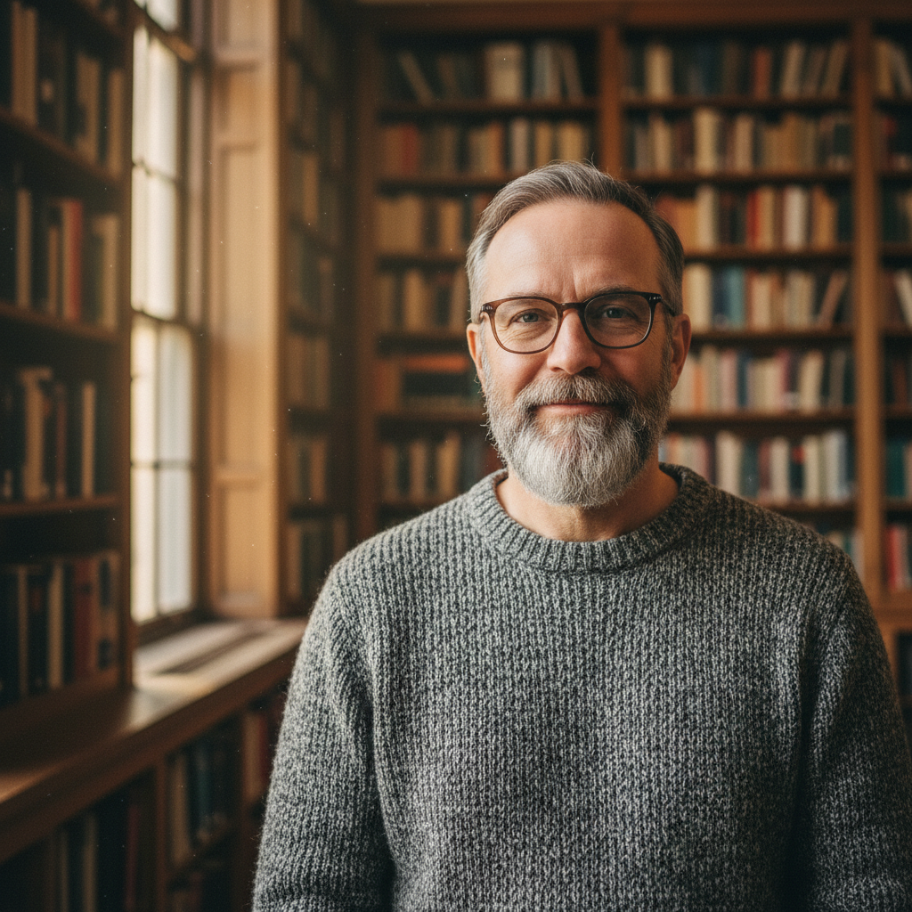 Marcus Webb, man with thoughtful expression