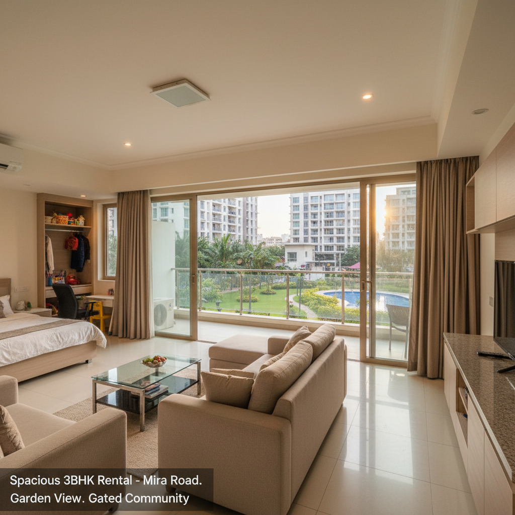 Spacious 3BHK apartment in gated community Bengaluru